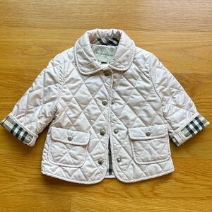 Burberry Kids Quilted Jacket - Light Pink